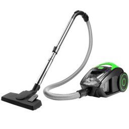 Deuba - Aspirateur sans sac 900 Watt Vert - Brosse ronde sol à meuble Multi cyclone