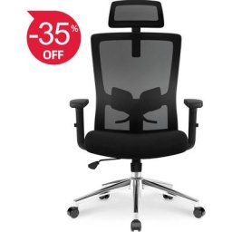 Chaise de Bureau, Hauteur Réglable, Fauteuil de Bureau, Base en Métal, Chaise de Bureau