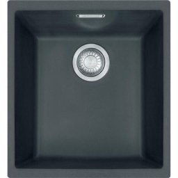 Sirius - Évier en tectonite sid 110-34, 380x450 mm, noir 125.0363.785 - Franke