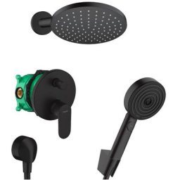 Hansgrohe - Vernis Blend Pulsify Set de douche tout en 1 avec Douche de tête 205 xxl + Douchette à