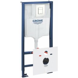 Grohe - Rapid sl - Installation pré-murale avec réservoir pour les toilettes suspendues, set Fresh