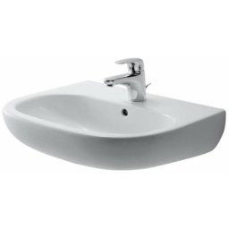 D-Code - Lavabo 600x460 mm, avec un trou pour robinet, blanc alpin 23106000002 - Duravit