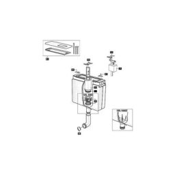 Mecanisme wc Schwab avec joint pour modele 185.xxx