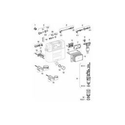 Platine de protection pour Omega encastree 12 cm