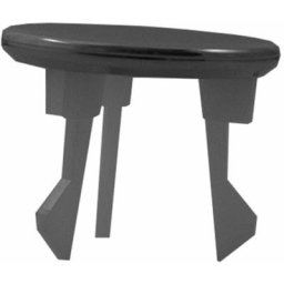 Duravit - accessoires - cache du trop-plein, chrome 1001070000