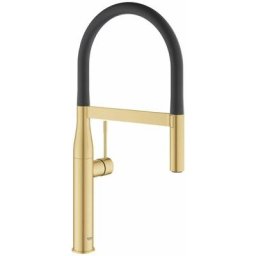 Grohe - Essence - Mitigeur d'évier avec bec orientable, Cool Sunrise brossé 30294GN0
