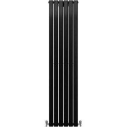 Radiateur Plat Mural 180 x 42 cm Noir Mat Pour Salle de Bain, Cuisine, Maison Moderne Design