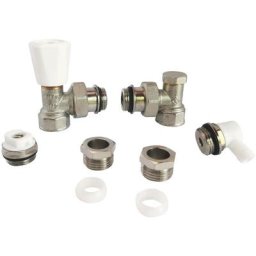 Kit radiateur rob sr Equerre 1/2 - blanc