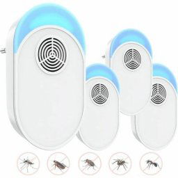 Ontway - Anti Moustique Ultrason Prise, Ultrason Souris Mouche 4 Paquets, Appareil Repulsif Souris