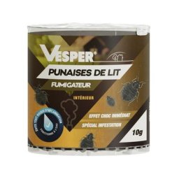 Vesper - Fumigateur insecticide punaises de lit 10 g - Effet choc immédiat
