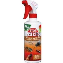 BSI - Insecticide 'Stop Insectes'. Volants et rampants. Spray 500 ml. . 14002