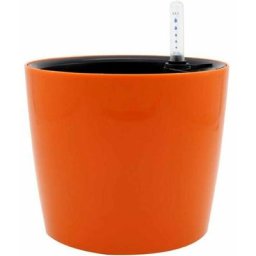 Pot De Fleurs Ronde à Arrosage Automatique Avec Indicateur D'Eau Jardinière En Plastique Pour