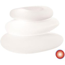 Tekcnoplast - Pot de fleurs lampe à poser de jardin en résine 75X62X47 h mod. Eden Pot Bright