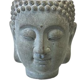 Cache pot tête de Bouddha