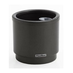 Pot de fleurs a réserve d'eau Hidrojardinera - Ø32 cm - Gris anthracite - Plastiken