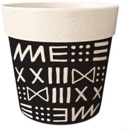 Zen Et Ethnique - Cache pot en bambou motif ethnique 12 cm