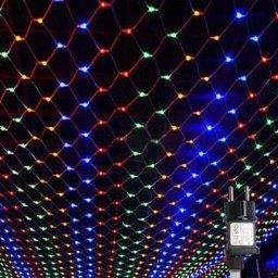 Filet lumineux à led Guirlande Lumineuses Éclairage de Noël Rideau lumineux intérieur extérieur