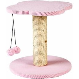 Rose - Griffoir Fiorellino avec jouet pour chat suspendu