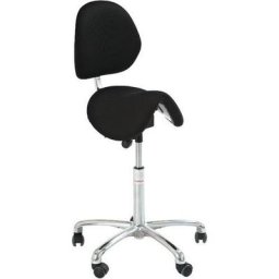 Tabouret Vérin À Gaz-bas Dossier-dalton 3d Bleu - Global