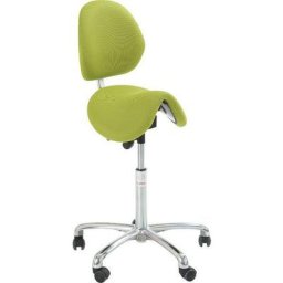 Tabouret Vérin À Gaz-haut Dossier-dalton 3d Vert - Global