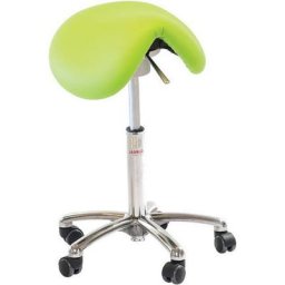 Tabouret Vérin À Gaz-medium Dalton Imitation Cuir Vert - Global