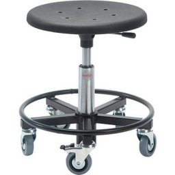 Tabouret À Roulettes Vérin À Gaz-medium Assise Sigma - Global