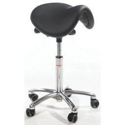 Tabouret Vérin À Gaz-haut Dalton Imitation Cuir Noir - Global