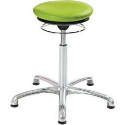 Tabouret Pilates Vérin À Gaz-bas Imitation Cuir Vert - Global