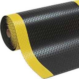 ml de tapis antifatigue deck noir/jaune largeur 91cm