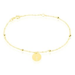 Bracelet Cobeia Croix Maille Forçat Or Jaune