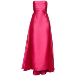 Solace London Robe longue en sergé tiffany