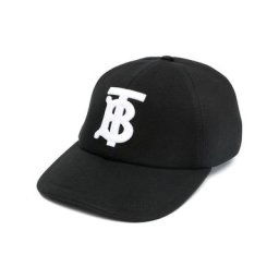 Burberry Casquette en jersey de coton à monogramme TB