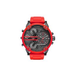 DIESEL Mr. Daddy 2.0 montre en métal rouge, 55 mm