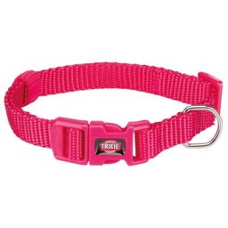 Collier Trixie Premium fuchsia taille XXS XS tour de cou 15 25 cm x l 1 cm - pour chien