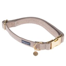 Collier Nomad Tales Calma, sable pour chien - taille M : tour de cou 34 - 55 cm, l 20 mm
