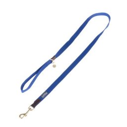 Collier Nomad Tales Bloom, saphir pour chien - laisse assortie : L 120 cm, l 20 mm