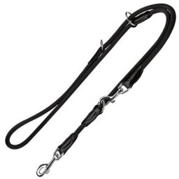 Lot Hunter Freestyle, noir : collier L 50 cm + laisse 200 cm