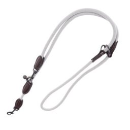 Collier Nomad Tales Spirit, gris pierre pour chien - laisse assortie : L 200 cm, 10 mm de diamètre