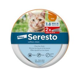 2x Seresto® Chat Collier antiparasitaire Tiques et Puces 38cm