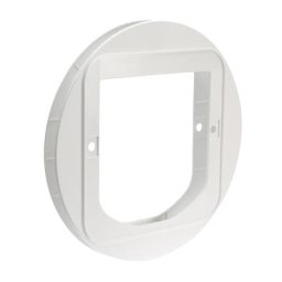 1 adaptateur (blanc) pour la chatière SureFlap Connect à puce électronique