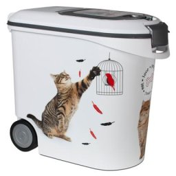 Conteneur à croquettes Curver pour chat - jusqu'à 12 kg de croquettes