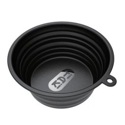 Gamelle de voyage en silicone TIAKI, noire pour chien et chat - 750 mL