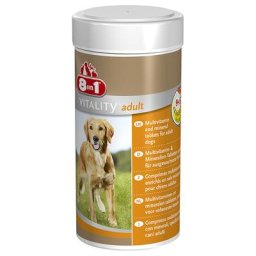 2x70 comprimés Vitality Adult 8in1 pour chien - Complément alimentaire pour chien