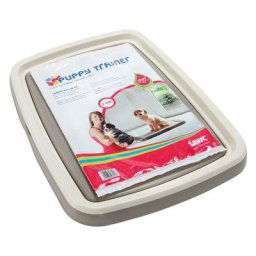 lot économique : set taille L + 50 tapis Toilettes Savic Puppy Trainer pour chiot