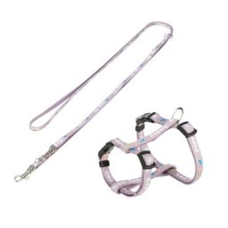 Harnais Trixie Junior avec laisse pour chiot - 23-34 cm/8 mm, 200 cm, lilas