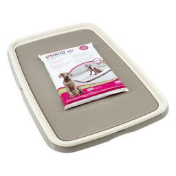 Toilettes Savic Puppy Trainer, lot éco : set taille XL + 30 tapis XL, pour chiot
