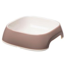 Gamelle Ferplast Glam, taupe pour chien et chat - taille M : 750 mL