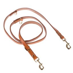 Lot Heim Buffalo, cognac - collier taille 60 + laisse L 200 cm pour chien