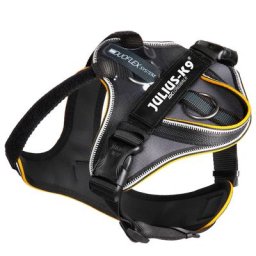 JULIUS-K9 IDC® Longwalk Geschirr schwarz/grau Größe S Brustumfang 49-66cm Hund