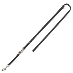 Laisse réglable Trixie Premium noire pour chien - taille XS : L 2 m x l 1 cm